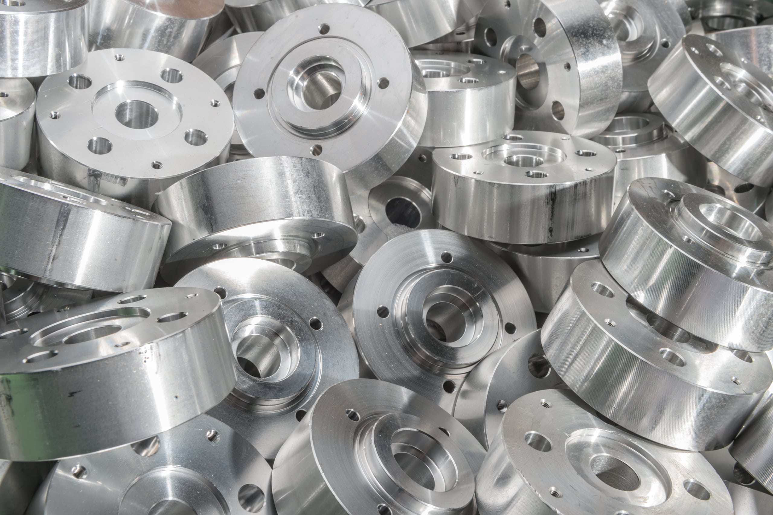 Chrome plated machine parts